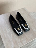 Chanel Lambskin Square-Toe - Image 3