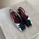 Chanel Two Tone Flats Slingback