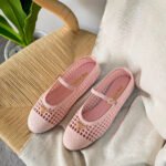 Prada Ivory Crochet Ballerinas