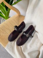 Miu Miu Mesh Fabric Ballerinas - Image 4