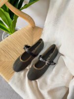 Miu Miu Mesh Fabric Ballerinas - Image 7