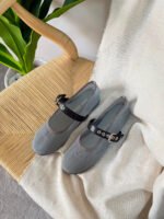 Miu Miu Mesh Fabric Ballerinas