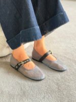 Miu Miu Mesh Fabric Ballerinas - Image 3