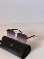 Prada Linea Rossa Men's Oval Sunglasses - Image 2