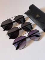 Prada Linea Rossa Men's Oval Sunglasses - Image 4