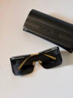 Dior Navy Blue Dior Club M1U Oblique Mask Shield Sunglasses - Image 3
