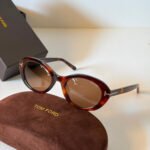 Tom Ford Brown Raffa Round Sunglasses