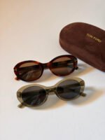 Tom Ford Brown Raffa Round Sunglasses - Image 4