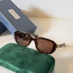 Gucci Tortoise Square Frame