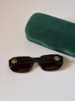 Gucci Tortoise Square Frame - Image 3