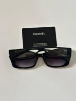 Chanel Acetate CC Rectangle Sunglasses - Image 2