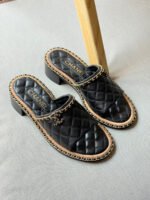 Chanel Interlocking CC Logo Slides - Image 3