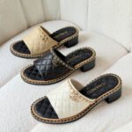 Chanel Interlocking CC Logo Slides