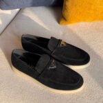 Prada Suede Leather Loafers