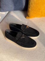 Prada Suede Leather Loafers