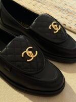 Chanel Pre-Loved Interlocking CC loafers - Image 3