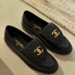 Chanel Pre-Loved Interlocking CC loafers