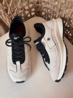 Chanel Suede Calfskin & Ribbed Knit Low-Top Sneakers - Image 6