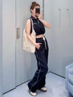 Miu Miu Navy Technical Jersey Set - Image 2