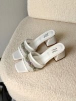 Gina Square-Toe Mesh Mules - Image 3