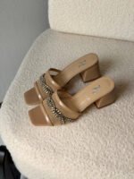 Gina Square-Toe Mesh Mules - Image 7
