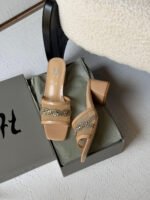 Gina Square-Toe Mesh Mules - Image 8