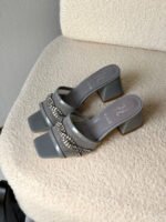 Gina Square-Toe Mesh Mules - Image 9