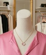 Van Cleef Malachite Vintage Alhambra Pendant Necklace - Image 5