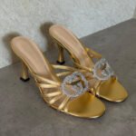Gucci Crystal Interlocking G sandal