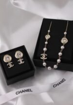 Chanel New Collection Necklace & Earrings - Image 2