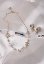 Chanel New Collection Necklace & Earrings - Image 3