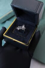 Graff Double Butterfly Silhouette Diamond Ring