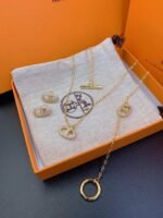 Hermès Set Necklace, Bracelet & Earrings