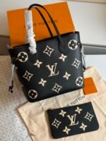 Louis Vuitton Neverfull MM Tote Bag in Two-tone Monogram Empreinte
