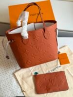 Louis Vuitton Neverfull MM Tote Bag in Two-tone Monogram Empreinte - Image 2