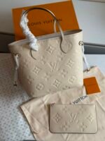 Louis Vuitton Neverfull MM Tote Bag in Two-tone Monogram Empreinte - Image 4