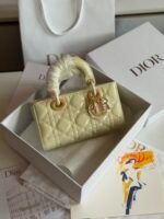 Chirstian Dior Lady D-joy handbags signature cannage stitching and D.I.O.R charms - Image 9