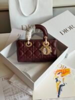 Chirstian Dior Lady D-joy handbags signature cannage stitching and D.I.O.R charms - Image 8