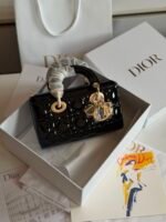Chirstian Dior Lady D-joy handbags signature cannage stitching and D.I.O.R charms - Image 2