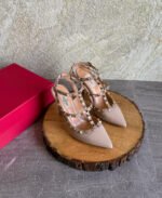 Valentino Garavani Rockstud Ankle Strap Pumps - Image 3