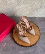 Valentino Garavani Rockstud Ankle Strap Pumps - Image 2
