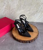Valentino Garavani Rockstud Ankle Strap Pumps - Image 4