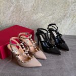 Valentino Garavani Rockstud Ankle Strap Pumps