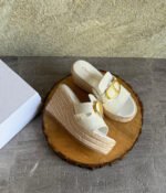 Dior 30 Montaigne Wedge Sandal - Image 2