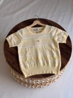 Chanel Short-Sleeved Top colorfull zigzag stripes & a central CC logo - Image 4