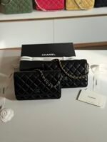 Chanel classic wallet on chain (WOC) Cavier leather & CC metal Logo - Image 13
