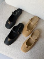 Louis Vuitton Swing Open Back Ballerina - Image 5