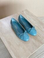 Chanel Washed Out Denim Quilted Ballet - Image 9
