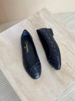 Chanel Washed Out Denim Quilted Ballet - Image 12