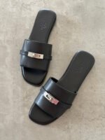 Hermès Giulia Flat Sandals - Image 3